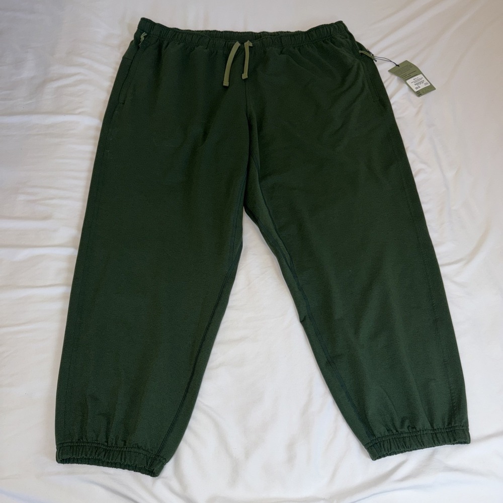 REI Coop Jogger Mens XXL Green Stretch Drawstring Hiking Outdoor NWT